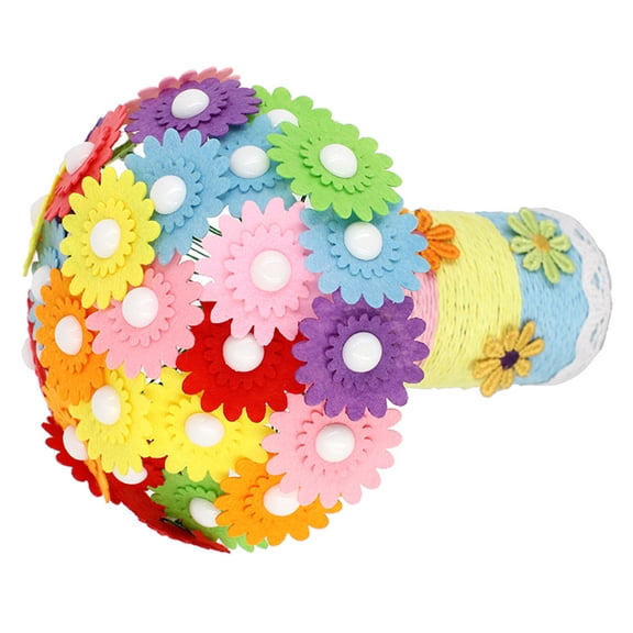 RENACLIPY 1Pcs Button Flower Set Flower Bouquet Craft Kit Assorted Inspiration for DIY Activity