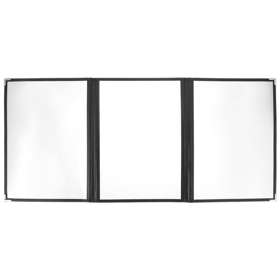 RENACLIPY Menu Cover Case Menu Cover PVC Transparent Simple Design 1Pack