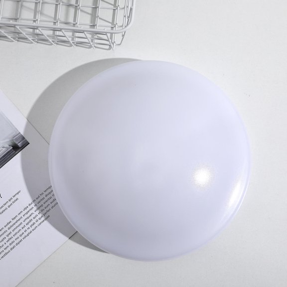 RENACLIPY Plastic Round Ceiling Lampshade for Bedroom and Living Room, Modern Lighting Fixture, and Easy to Install