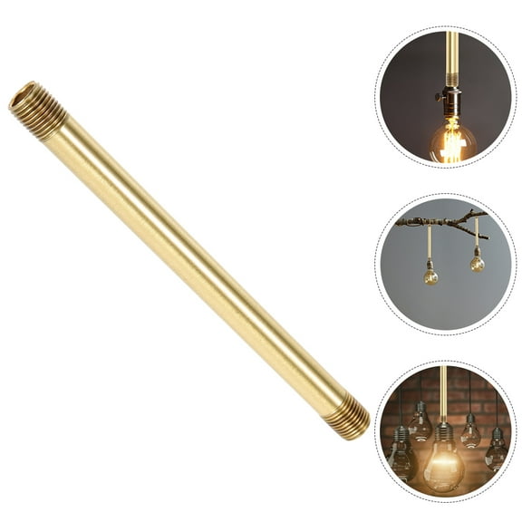 RENACLIPY Lamp Part Hardware Lamp Stem Copper Modern Extension Rod for Light Fixture 1Pack