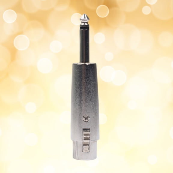 RENACLIPY 1Set 6.35mm Mono Male To Xlr Female Adapter Nickel Plated for Microphone Camcorder Video Camera