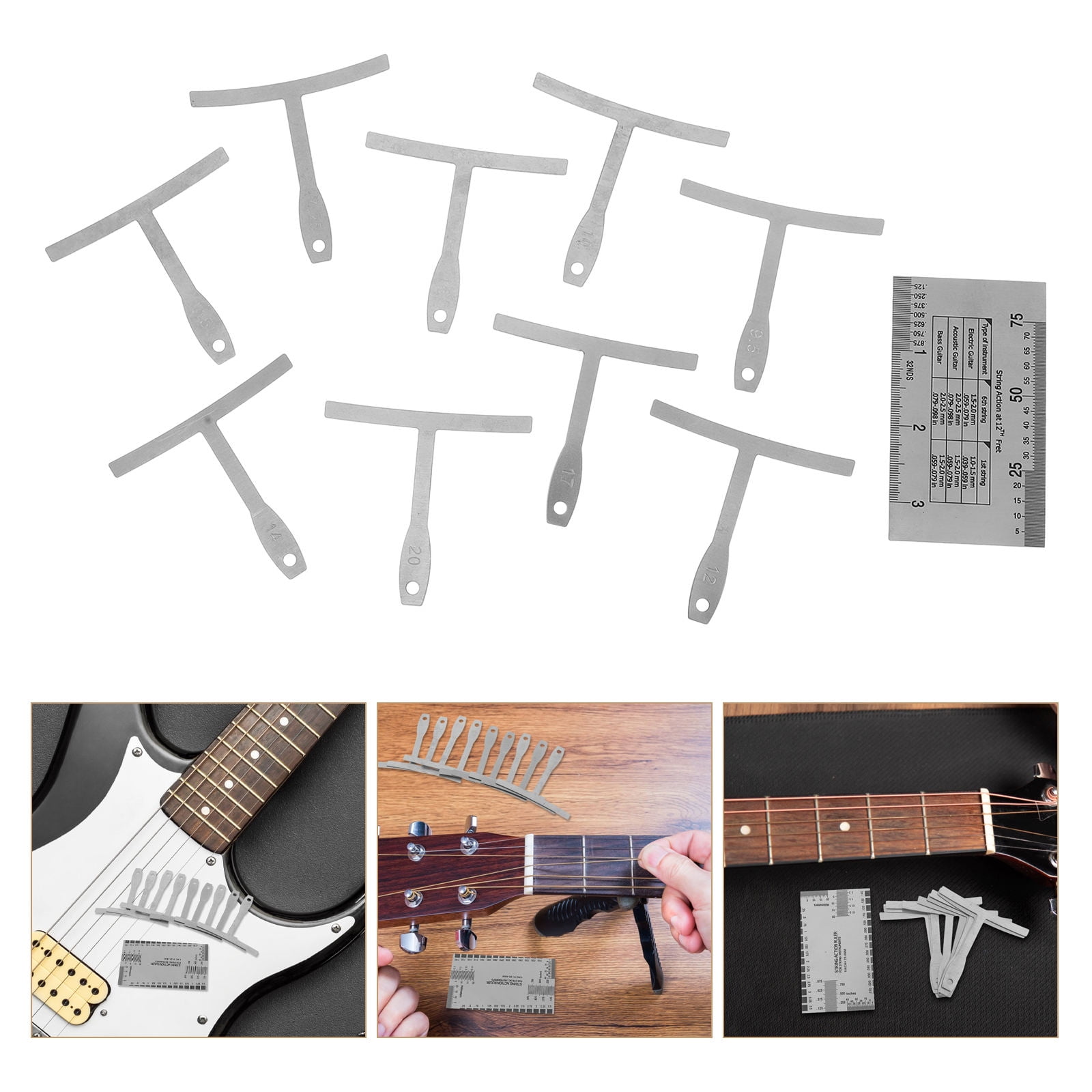 RENACLIPY 1Set Professional Guitar Luthier Tools Plastic and Iron ...