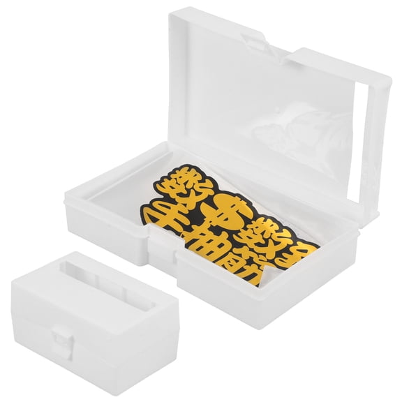 RENACLIPY 1Set Birthday Money Pulling Box for Cake White Decorative Money Storage Accessory