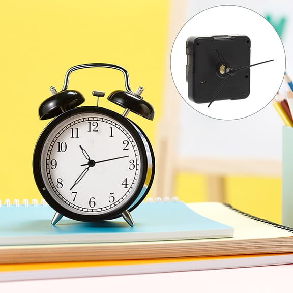 RENACLIPY 1Set Black Plastic Clock Movement Mechanism Kit Replacement for Wall Clock Repair