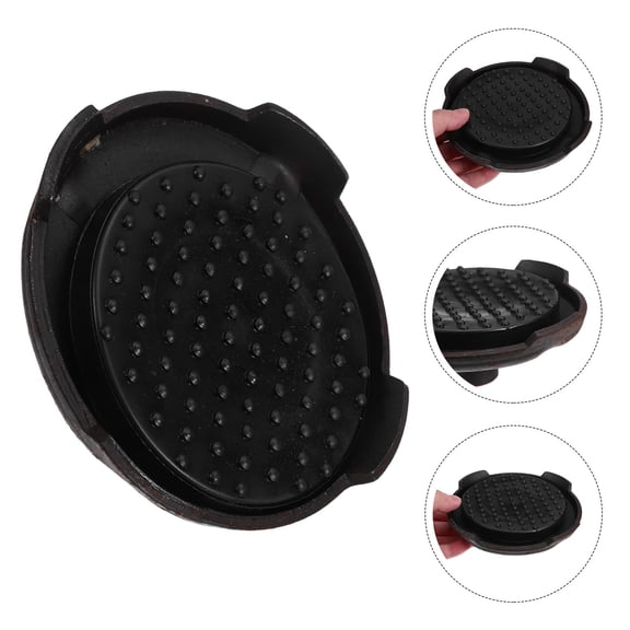 RENACLIPY 1Set Black Rubber Floor Jack Saddle Pad for Reliable Car Lift and Crash Protection