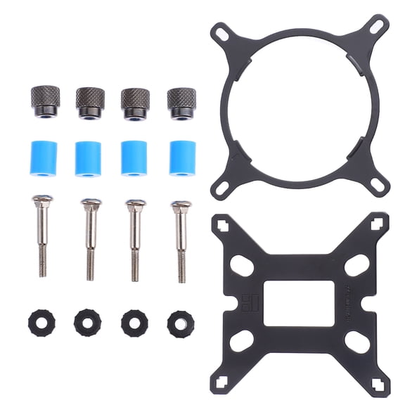 RENACLIPY Socket Retention Bracket for CPU Fan Base, Black, Compatible with 17Xx Interface, 1 Set