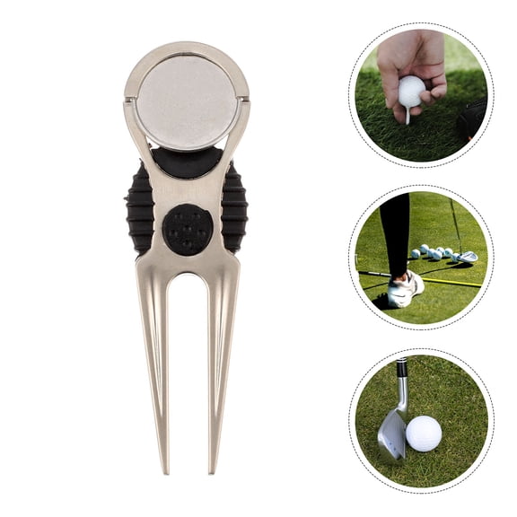 RENACLIPY Zinc Alloy Golf Divot Repair Tool Portable and for Outdoor Golf Course Use, 1 Piece Included