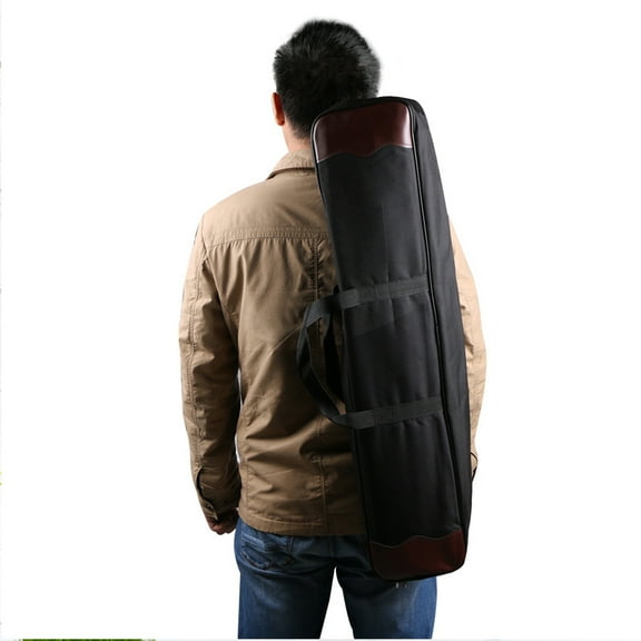 RENACLIPY Large Capacity Fencing Equipment Storage Bag Black Tote for Archery Outdoor Sports and Training