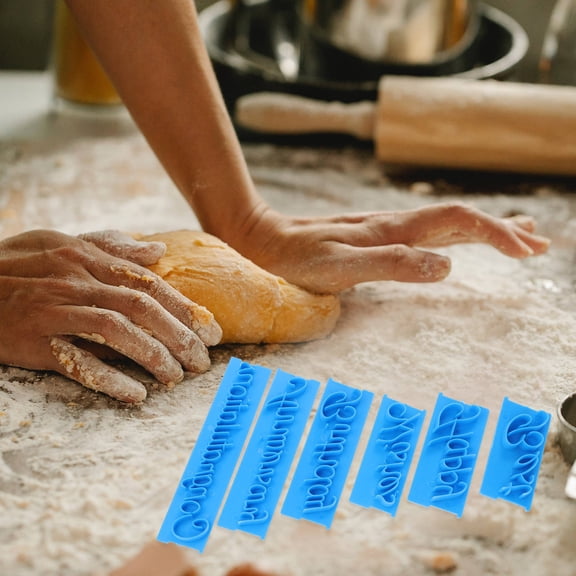 RENACLIPY 1Set Food Grade Plastic Fondant Embosser for Cake Cookie Cupcake Decoration