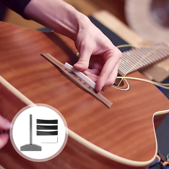 RENACLIPY Guitar Fret Press Set with Inserts, Alloy Fret Installation Tool for Professional Luthiers