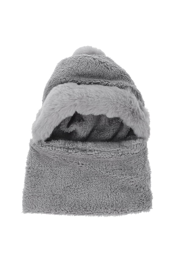 Women Beanie Hat Acrylic Fibers 1Pack Grey Knitted Protective