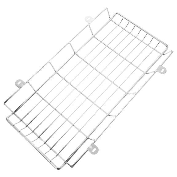 RENACLIPY 1Set Plated Silver Metal Exit Sign Protective Cover with Durable Wire Guard for School Emergency Lights
