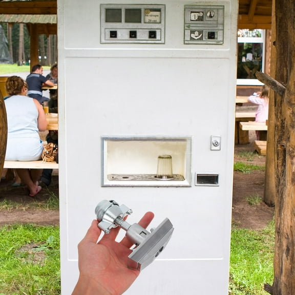 RENACLIPY 1Set Iron Vending Machine Lock with Tubular Cylinder for Snack and Candy Machines