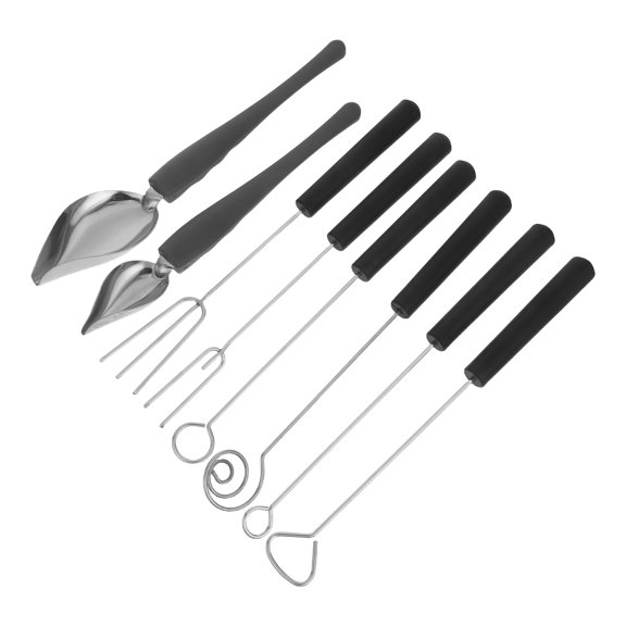 RENACLIPY Stainless Steel Chocolate Dipping Tool Set for Cake Decorating, Sauce Drizzling, and Kitchen