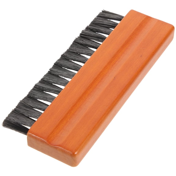 RENACLIPY Record Player Cleaning Tool Set with Wood Handle, 11.3x4.5cm for Vinyl Turntable Maintenance