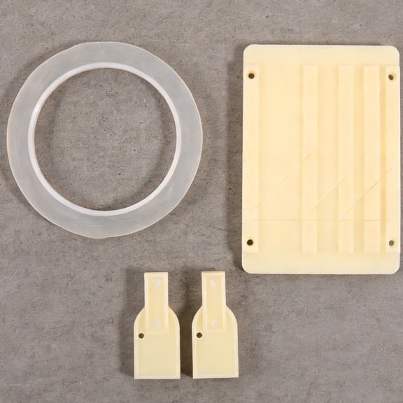 RENACLIPY 1Set White Audio Tape Splicing Block Kit for Precise Cassette Tape Repair and Recording Restoration