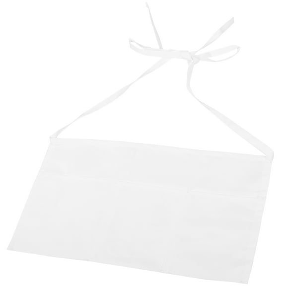 RENACLIPY White Polyester Cotton Apron Set for Waitress and Waiter Kitchen Use and Comfortable