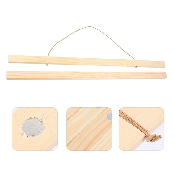 RENACLIPY 1Set Yellow Rectangular Scroll Frame With Magnetic Hanging For Designers