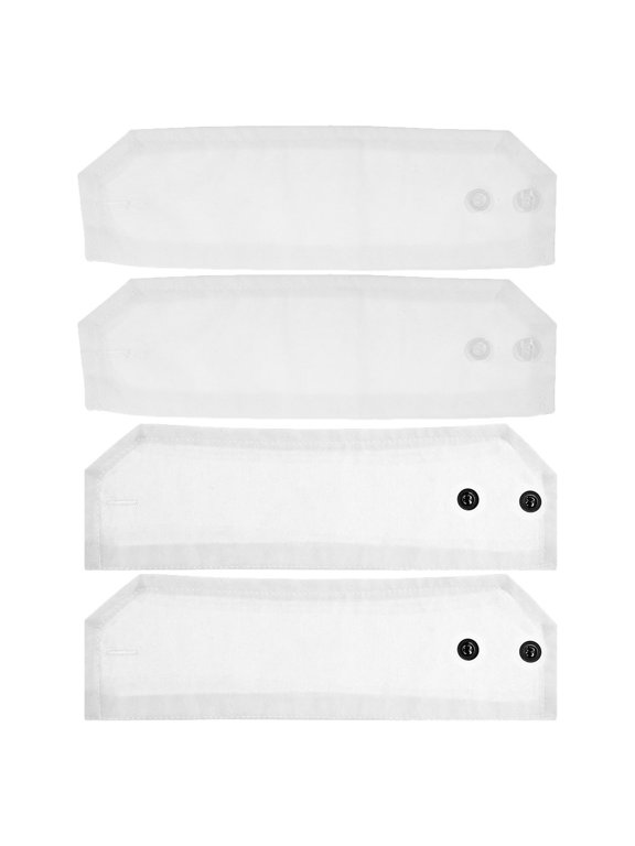 2 Pairs White Removable Fake Sleeve Cuffs Stylish Shirt Accessories for Women and Men