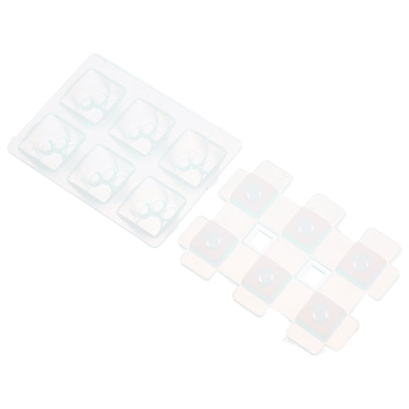 RENACLIPY Cute Animal Silicone Keyboard Keycaps Set, White Soft Silicone Key Covers for Mechanical Keyboards, 2 Sets