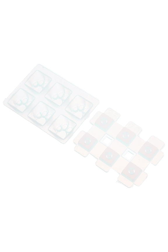 Cute Animal Silicone Keyboard Keycaps Set, White Soft Silicone Key Covers for Mechanical Keyboards, 2 Sets