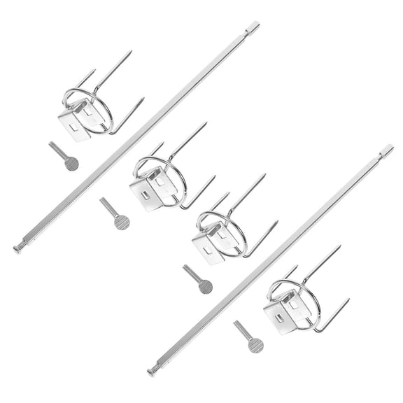 RENACLIPY 2-Pack Stainless Steel Rotisserie Forks for Oven Roasting Turkey Chicken Kitchen Accessories