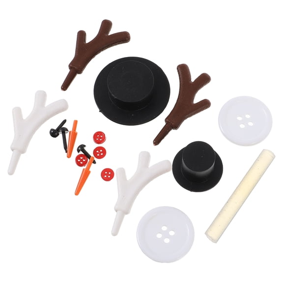 RENACLIPY Snowman DIY Material Kit Assorted Color Christmas Decoration