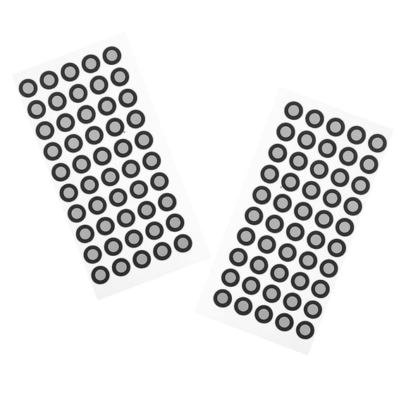 RENACLIPY 2-Pack Black Tear-Resistant Dot Point Marker Sheets for Accurate 3D Scanning Tools and Equipment Use
