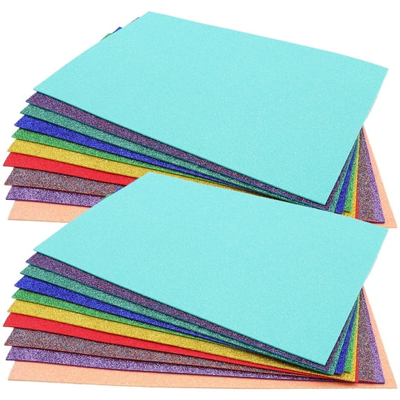 RENACLIPY Textured Paper for Crafts Assorted Color EVA 20 Sheets