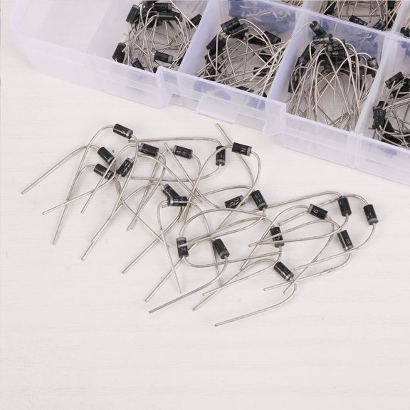 RENACLIPY 200Pcs Fast Switching Diode Assortment Designed for Transistor and Circuit Testing