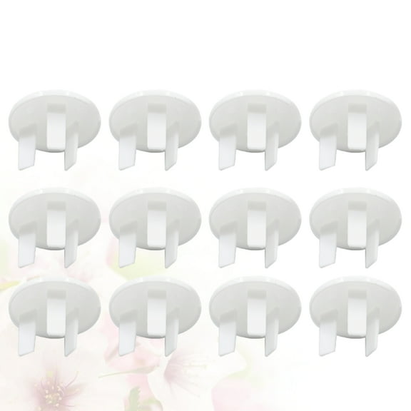 RENACLIPY 200Pcs Safety Socket Cover White Plastic Socket Protector for Home Safety