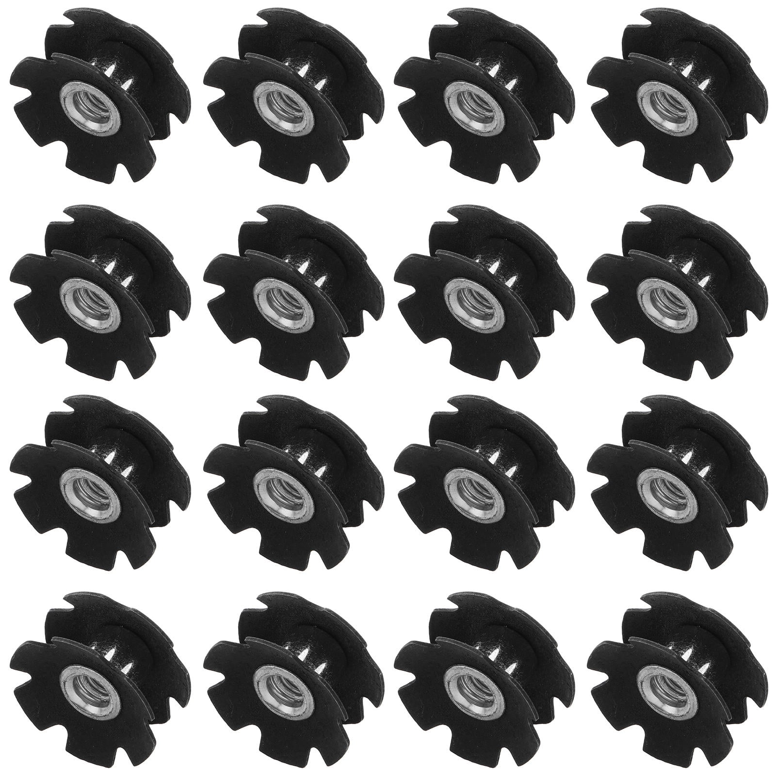 RENACLIPY 20PCS Black Steel Star Nut Tool for Forks Cycling