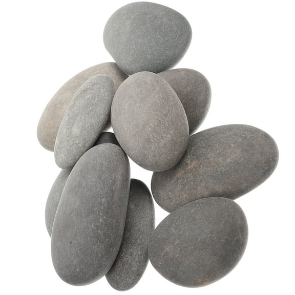 Sewroro 20Pcs Natural Smooth Grey Painting Stones, Pebbles for DIY Crafts, Rock Painting, 1.96 x 1.18 x 0.39 Inch