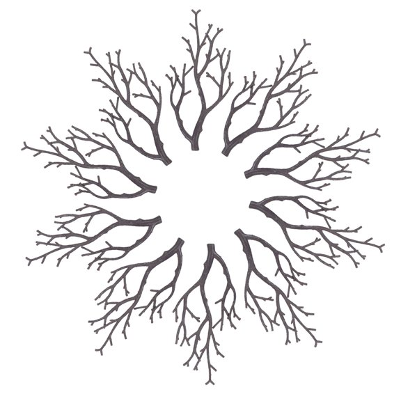 RENACLIPY 20Pcs Artificial Dead Branches Brown Plastic Coral Style for Rustic Wedding Decor