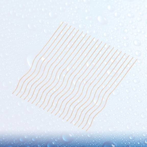 RENACLIPY 20Pcs Bamboo Aroma Diffuser Sticks Light Yellow Natural Fragrance for DIY Enthusiasts