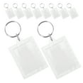 thumbnail image 1 of RENACLIPY 20-Piece Clear Picture Keychain Making Kit for Crafts, Keychains and Projects, 1 of 8