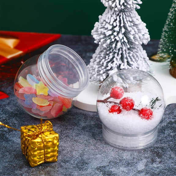 RENACLIPY Renaclyp Reusable Clear Snow Globe Kit for DIY Projects 20Pcs