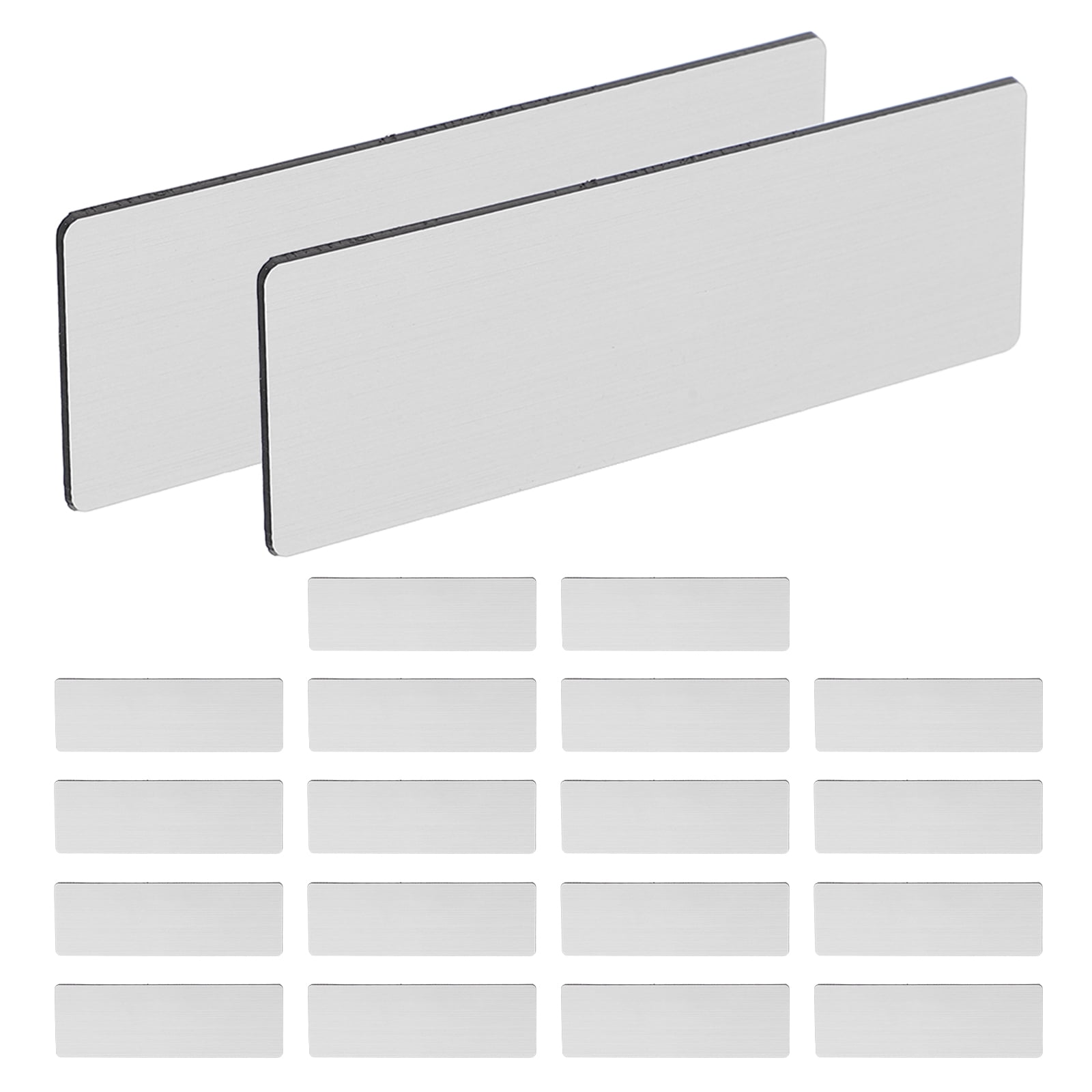 Tag For Manager RENACLIPY 20Pcs Plated Silver Name Tag Badges with Pin Backing for ...