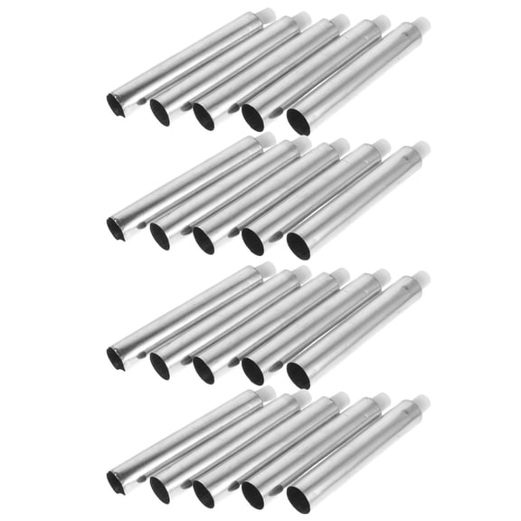 RENACLIPY 20Pcs Refillable Aluminum Paint Tubes for Acrylics Gouache and Watercolors