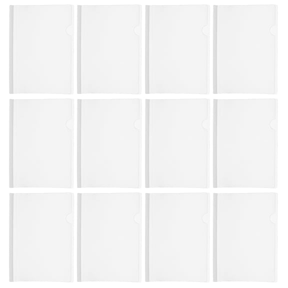 RENACLIPY 20Pcs Plastic Report Covers with Sliding Bar for Teachers and Students