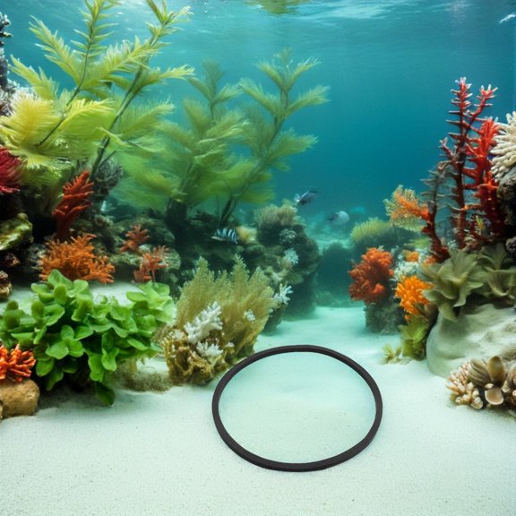 RENACLIPY 20Pcs Reusable Black Floating Plant Holder for Aquarium Feeding and Floating Plant Control