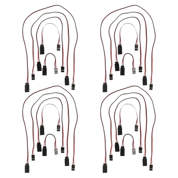 RENACLIPY 20-Pack RC Extension Cables Female to Male Connectors for Remote Control Accessories and Parts