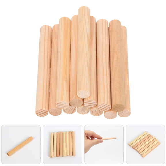 RENACLIPY 20Pcs Violin Sound Post Spruce Wooden Musical Instrument Accessories Khaki Compatible with Various Sizes