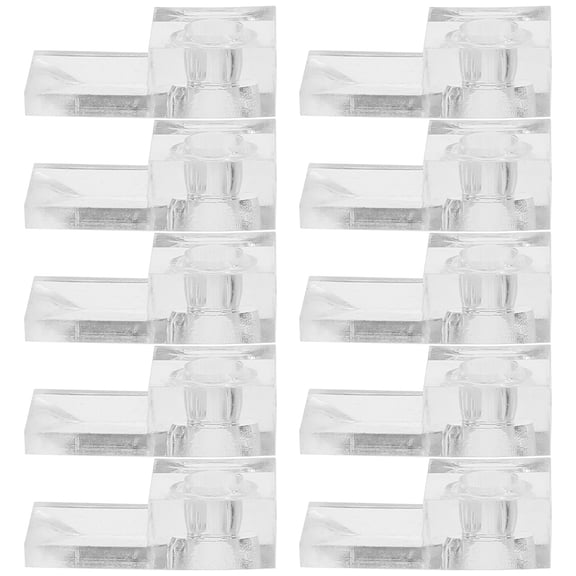 RENACLIPY 20 Sets Plastic Mirror Holder Clips Wall Mount Kit for Mirror Installation and Secure Fixing