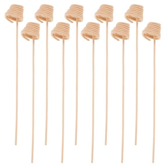 RENACLIPY Wavy Rattan Diffuser Sticks Beige for Home Fragrance Oil Reed Diffuser Accessories