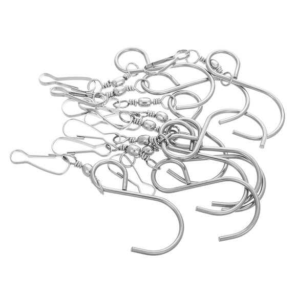 RENACLIPY Stainless Steel Swivel Hooks for Wind Chimes Easy Attachment Durable