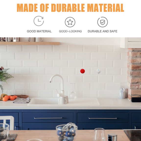 RENACLIPY 20pcs Square Hooks for Walls No Damage in Bedroom