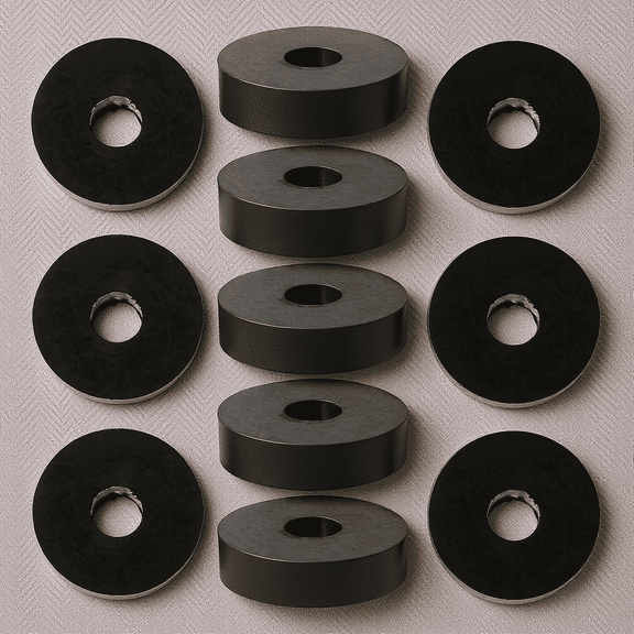 RENACLIPY 25Pcs Durable Rubber Grommets for Repair and Vibration Damping in Equipment and Fans