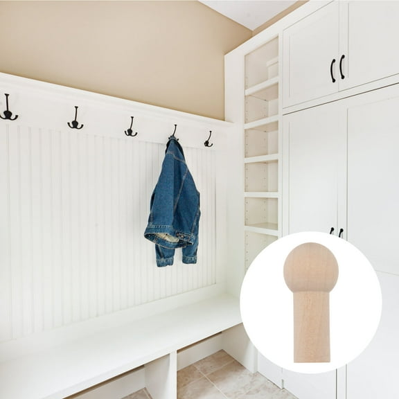 RENACLIPY 25Pcs Towel Hook Shaker Pegs for Simple Design in Home and Closet