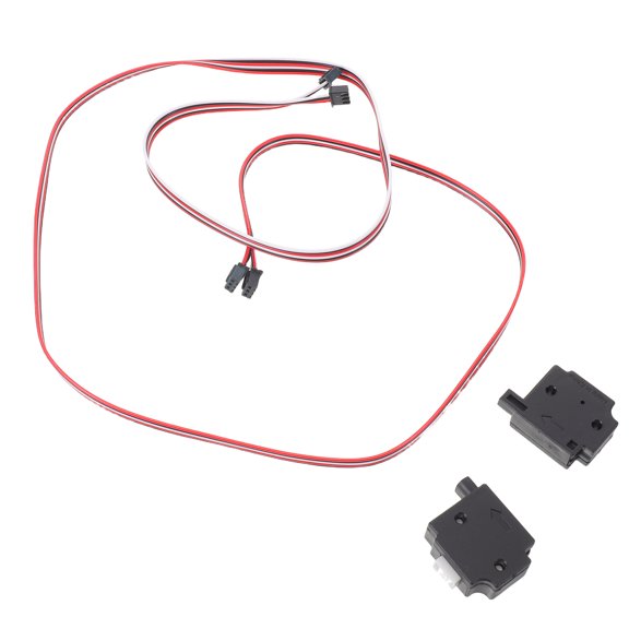 RENACLIPY 2-Pack 3D Printer Filament Sensor Black Universal 3 Filament Detection Module with Pause and Resume Feature